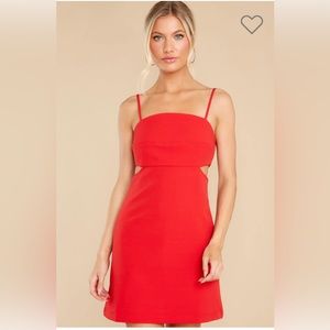 NWOT Red Dress Boutique | Just Me Air of Confidence red mini dress Size Large